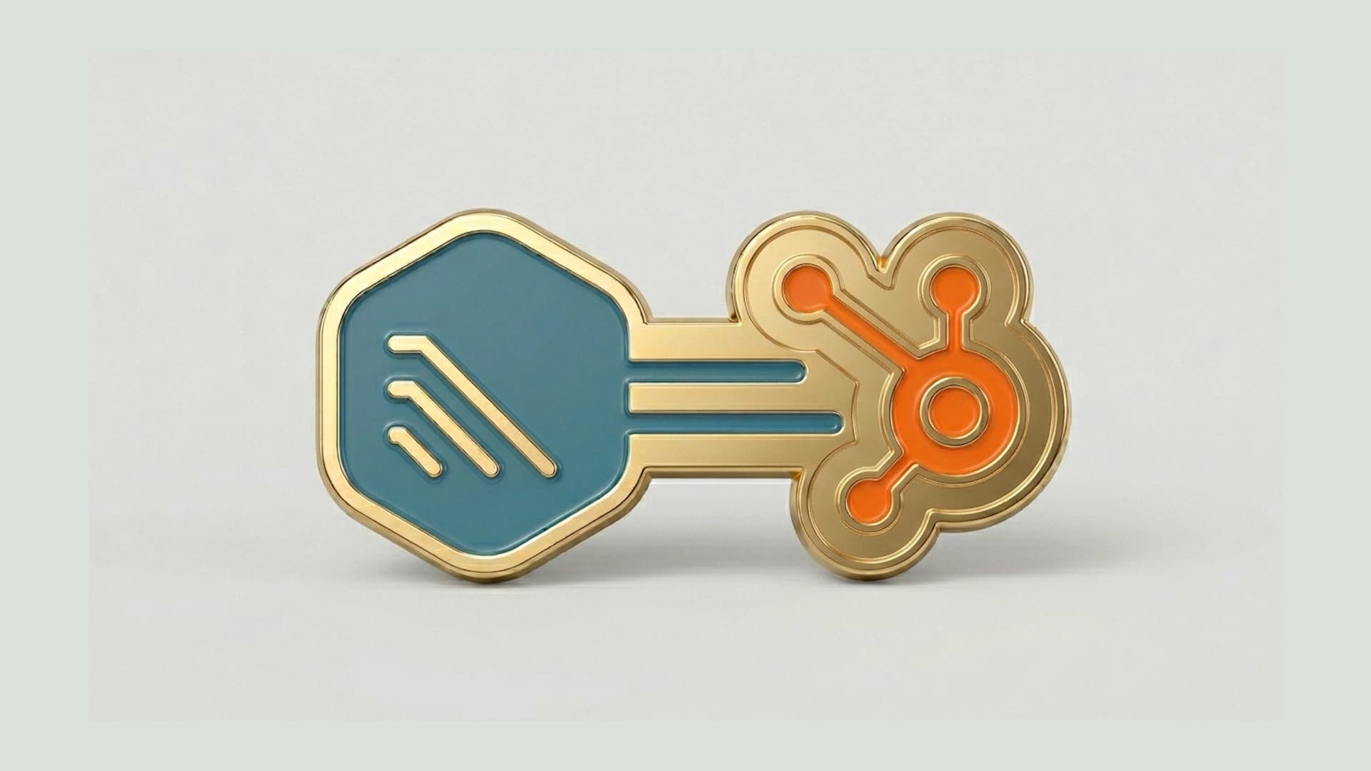 HubSpot and Linear logos connected in a diagram representing a ticket and issue sync