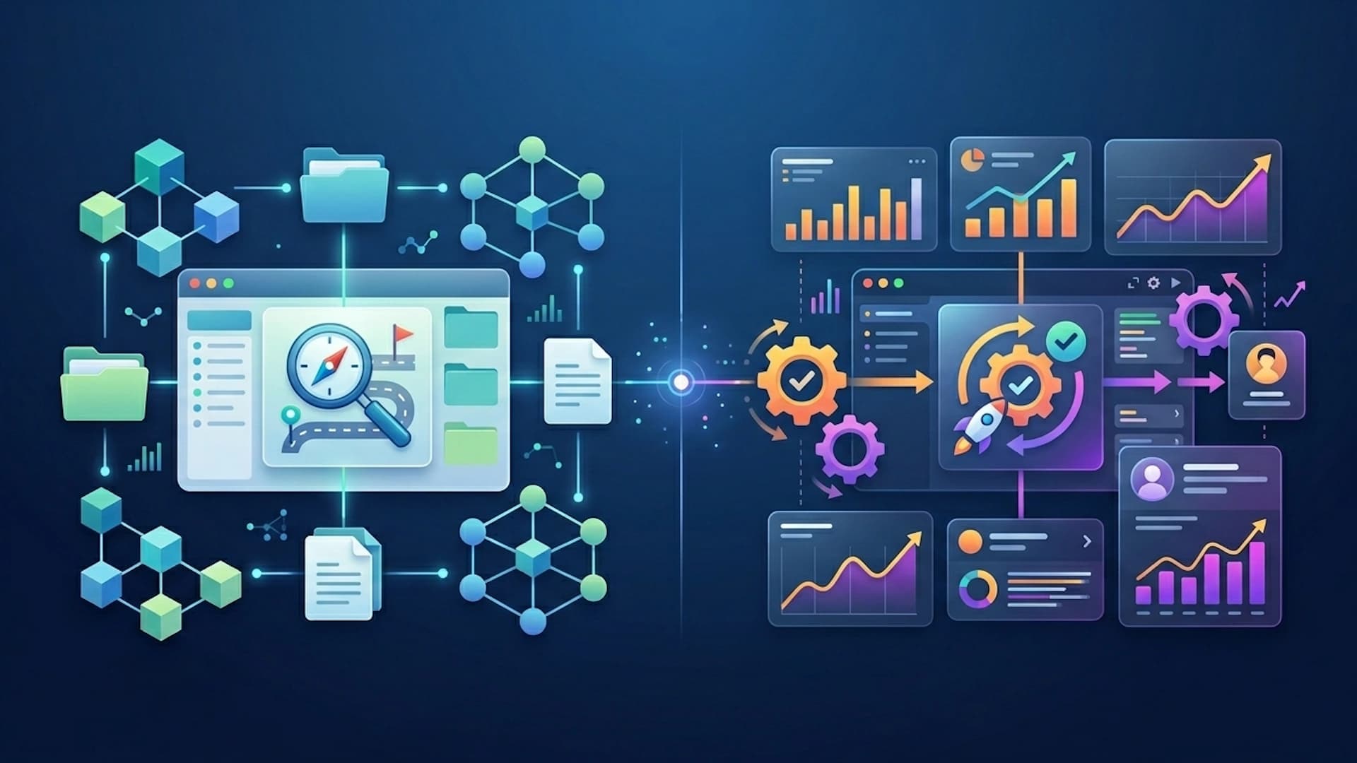 Cartoon brain talking about HubSpot being best for execution