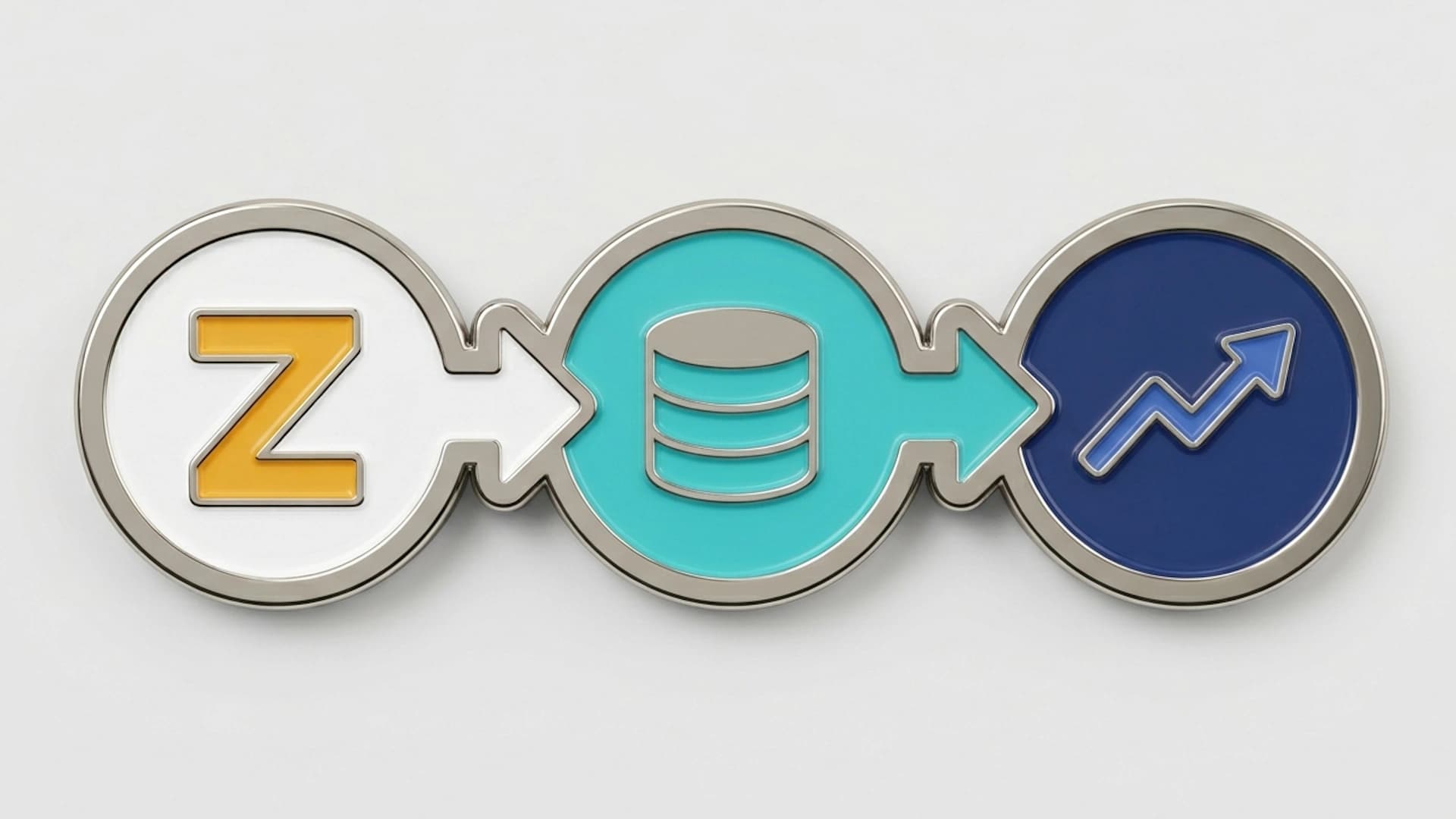 HubSpot, Zapier, and Linear logos connected in a flow diagram representing a ticket-to-issue integration